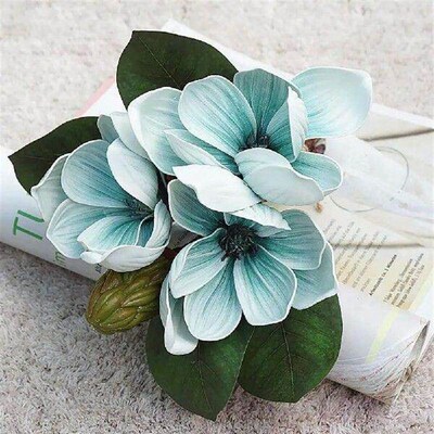 Simulation Magnolia Fresh-keeping Eye-catching Pretty Table