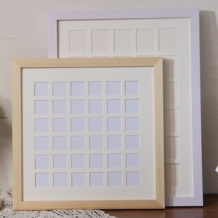 相框卡纸九宫格内衬卡纸镂空定制 多宫格油画棒四宫格画框格子框