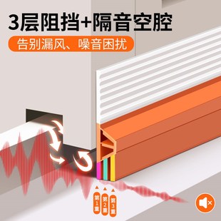 推拉窗缝密封条防风缝隙防虫门缝密封胶条堵窗户缝隙防风寒防雨条