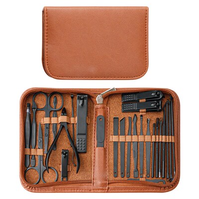 26 Piece Set nail care kit stainless steel Manicure Set