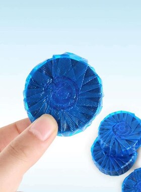60pcs Blue Bubble Automatic Toilet Cleaner Tablet Blocks Loo