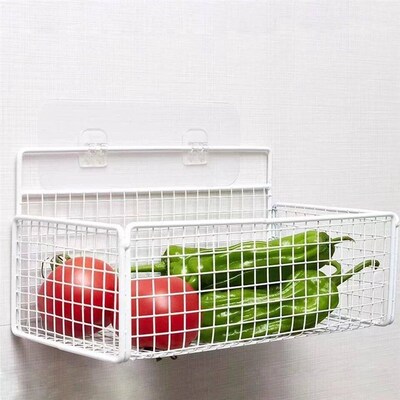 10PCS Transparent Hanging Shelf Hooks Wall Storage Rack Fixi