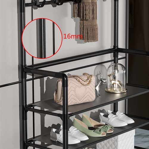 Coat Rack Floor Entrance Hall Bedroom Door Shoe Changing Sim