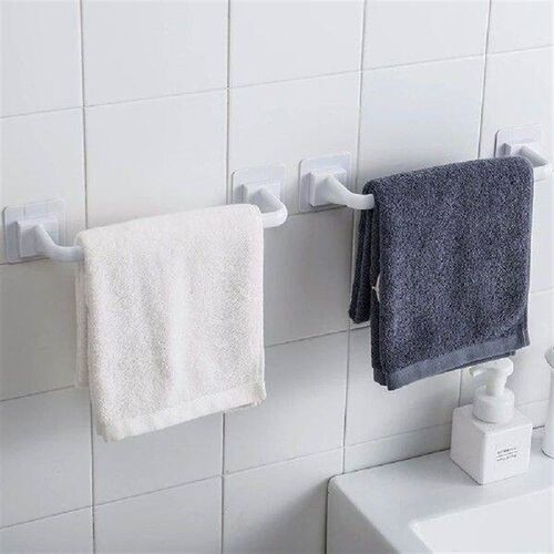 Adhesive Towel Rack Self-Adhesive Towel Rod Towel Bar Stick