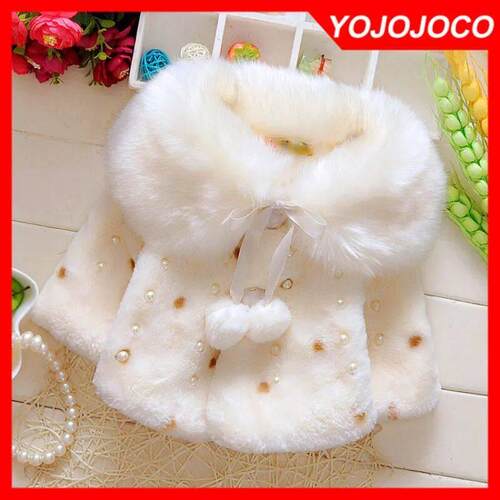 Baby girl clothes 0-3Y winter coat thick warm wool fur coat