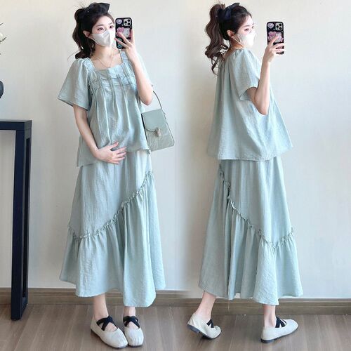 Pregnant Womens Skirt 2025 Internet Celebrity Age-reducing