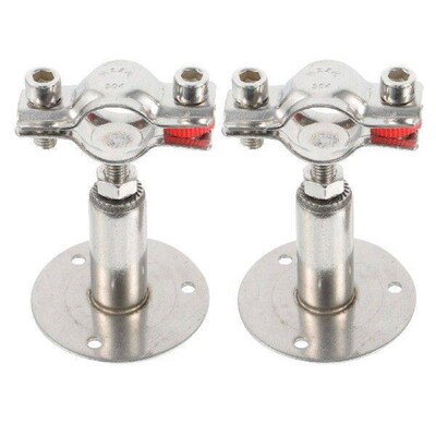 2Pcs StainlessSteel PipeBracket GasFixingClip FuelHoseClamp