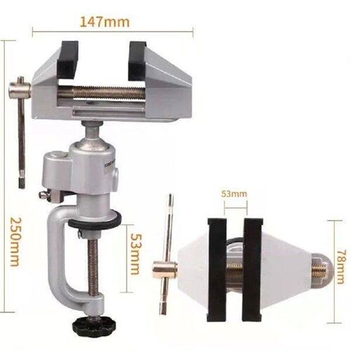 Aluminum Alloy Clamp 360 Rotating Bench Clamp Home Workshop