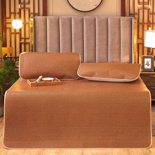 Summer mat ice silk rattan mat 1.8m bed double single mat 1.