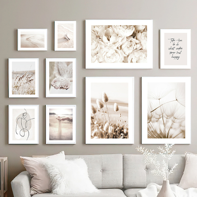 Flower Scenery Picture Home Wall Art  Painting Modern Nordic