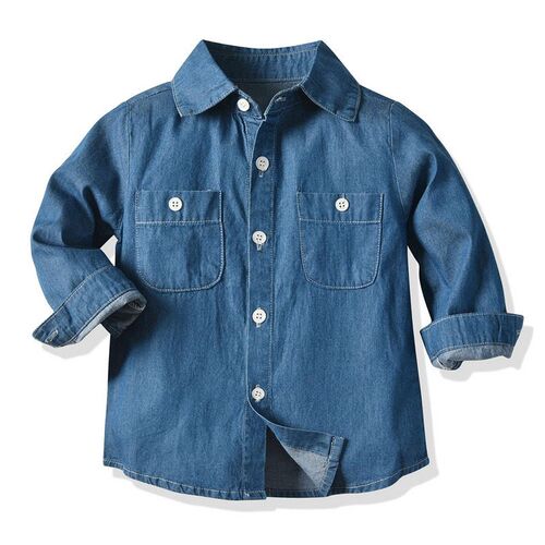 Childrens All-match Long-sleeved Top Autumn Small And Mediu