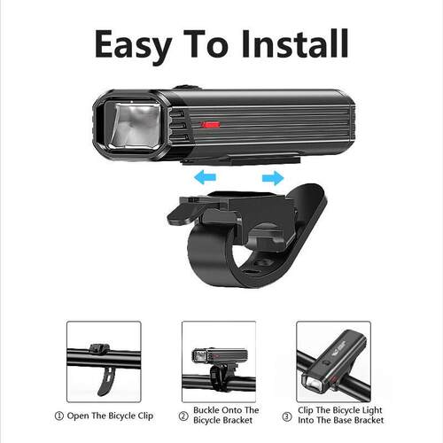 Bicycle headlight night riding long-range lighting USB