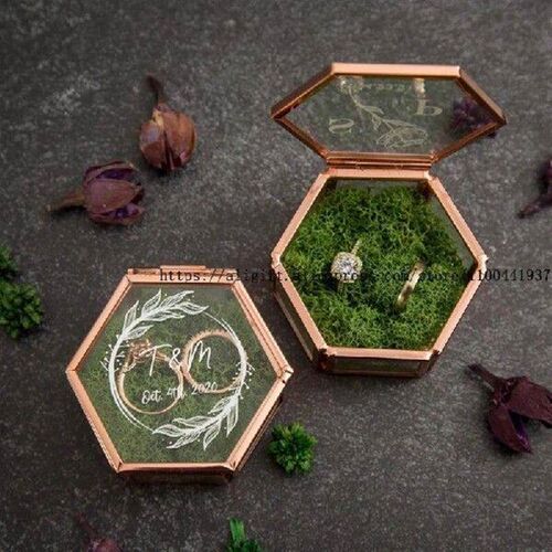 Custom Wedding Ring Box - Creative Proposal Keepsake with