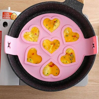 Fried Egg Pancake Maker Nonstick Cooking Tool Round Heart Pa