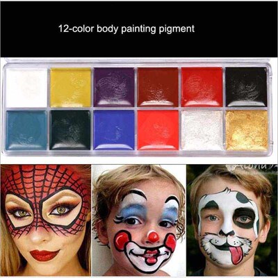 Festival Face Painting Pigment Non-Toxic Water-Based Body Pa
