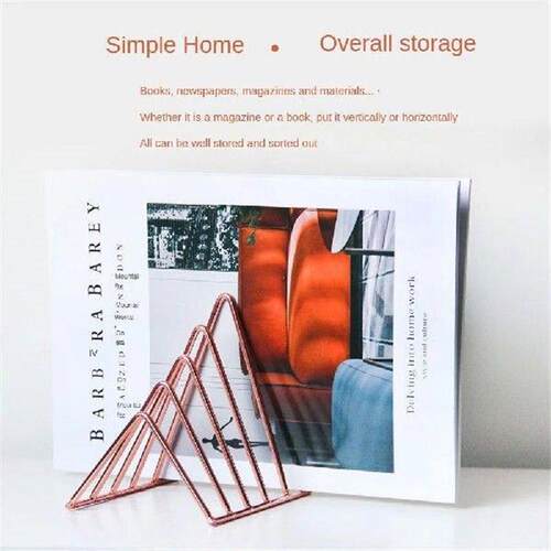 Bookshelf Iron Desk Document Creative Nordic Shelf Storage