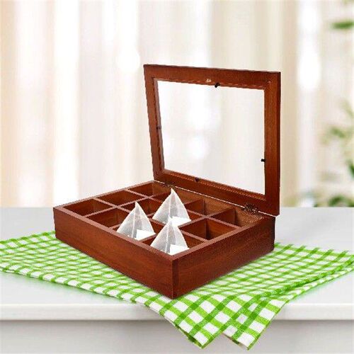 Decorative Tea Bag Storage Box Household Teabag Holder
