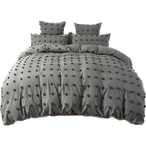 Manufacturer Three Piece Cut Flower Ball Solid Color Quilt v