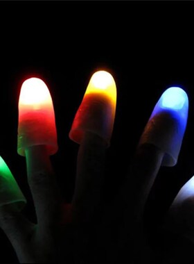 2Pcs/Set Magic Thumbs Light Toys For Adult Magic Trick Props
