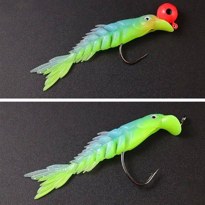 7pcs Soft Plastic Lures Baits Durable Simulation Swimbaits - 实物图