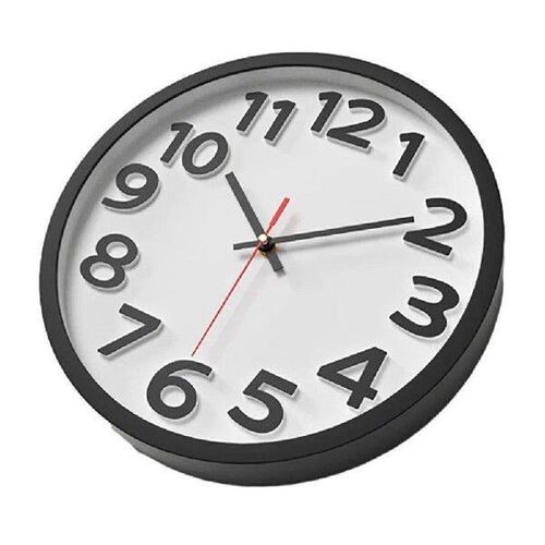 Wall C 12 Inch Non-Ticking Big Numbers Large Wall