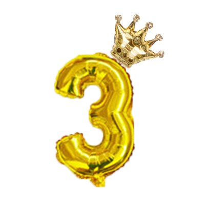 2pcs 32inch Digit Foil Balloons Number Air Balloon happy  Bi