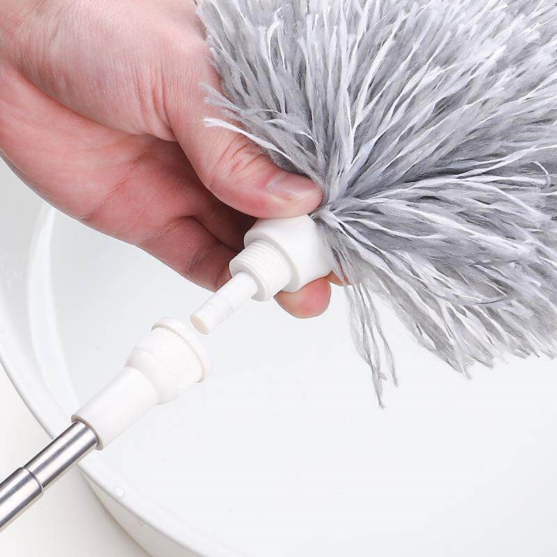 Dust Brush Household Feather Duster Dusting Cleaning Brush W - 实物图