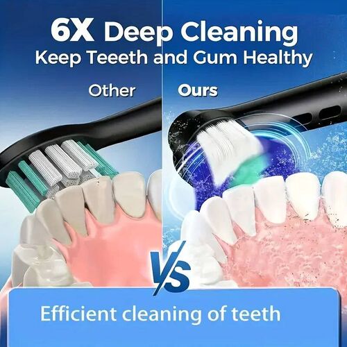 Electric Rotating Toothbrush Deep Clean Whitening Teeth for