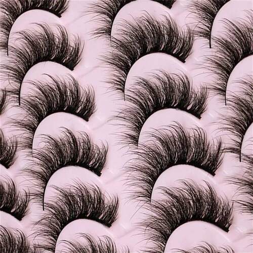 14 Pairs 3D Mink Lashes Faux Mink Fluffy Lash Soft Full Thic