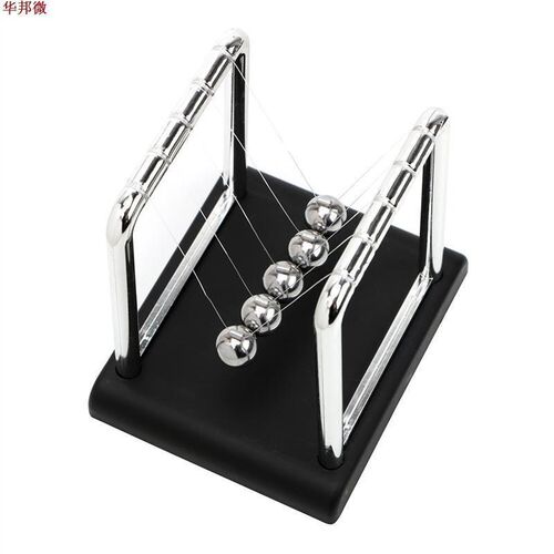 Newtons Cradle Desk Table Decor Metal Pendulum Ball Newton