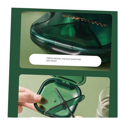 Pill Box Holder Weekly Medicine Storage Organizer Container
