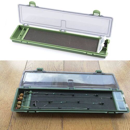 Carp Fishing Tackle Box Stiff Hair Rig Board with Pins Carp