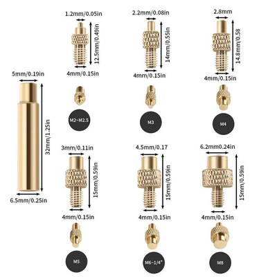 Heat Set Insert Press Tool Stealth Press Kit Soldering Iron