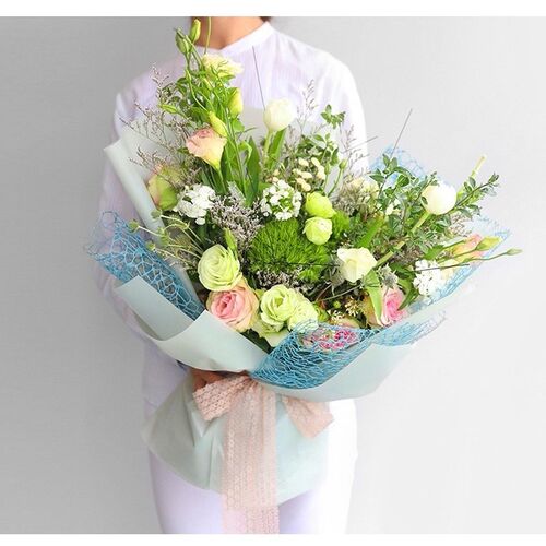 Hollow Mesh Craft Paper Flower Bouquet Wrapping Paper Jacqua