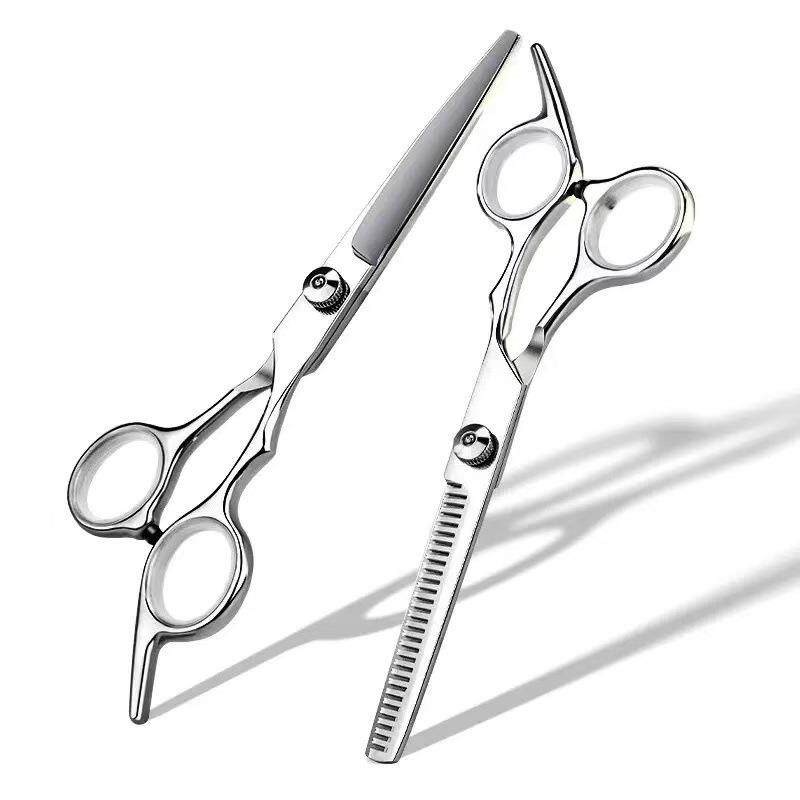 Professional hairdressing scissors for home use, with flat t - 实物图