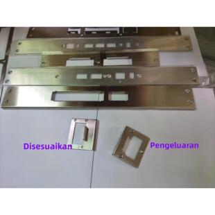 定制铁片锁边加工各类门锁扣板门框扣片门盖片导向片防盗门房门