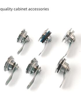 MS401锁机柜锁柜门锁MS403铜芯配电箱门锁转舌锁电表箱小圆锁