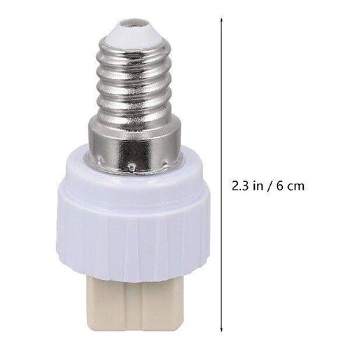 4 Pcs E14 to G9 Lamp Holder Converter Bulb Adapter Screw