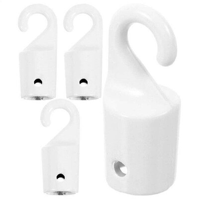 4 Pcs Curtain Hooks for Blinds Metal Wand Replacement Parts