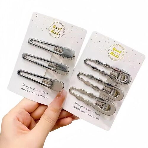 Alloy hair clips, randomly assorted hairpins, dopamine bangs