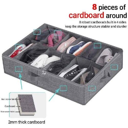 Under Bed Shoe Storage Organizer ,Closet Shoes Storage