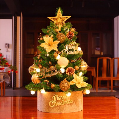 Mini mini Christmas tree Home set Christmas decorations gift