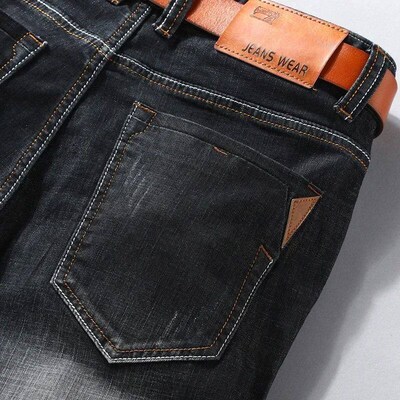 Men Denim Shorts Summer New Style Thin Section Elastic