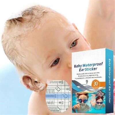 Ear Shower Caps Soft Waterproof Ear Covers 30PCS