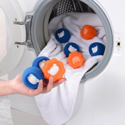 Magic Laundry Ball - Attracts Cat Hair, Prevents Tangles, Cl