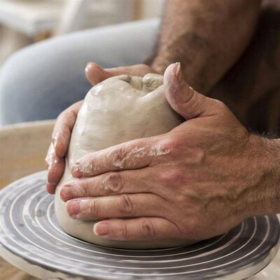 500G White Pottery Clay DIY Handmade Bake-Free Air-Drying Sh