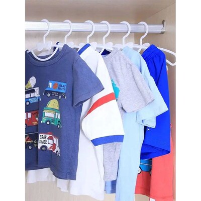 10Pcs Baby Hangers, Non-Slip Kids Baby Clothes Hangers  Infa