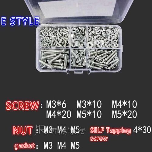 DIY bolts and nuts M3 M4 M5 bolt set M6 nut and bolt set FRE