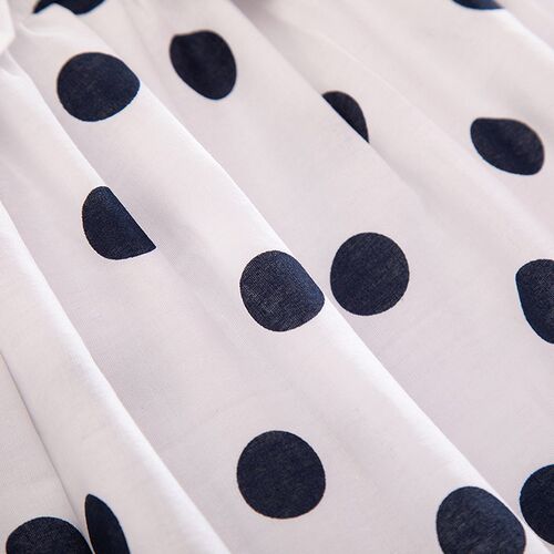 3-12 Years Girls Polka-Dot Dress 2023 Summer Sleeveless Bow