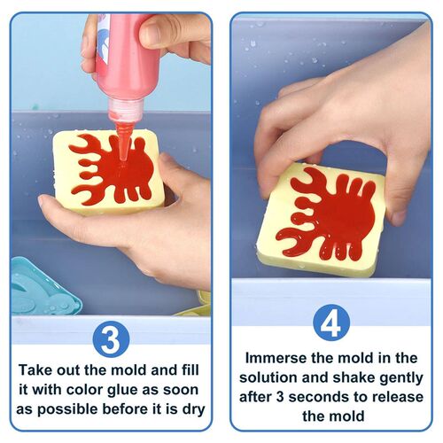 Full Set DIY Fairy Magic Water Elf Ocean Mold For Kids 3D Ha